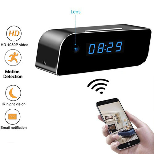1080P HD WiFi MASA SAATİ IP KAMERA
