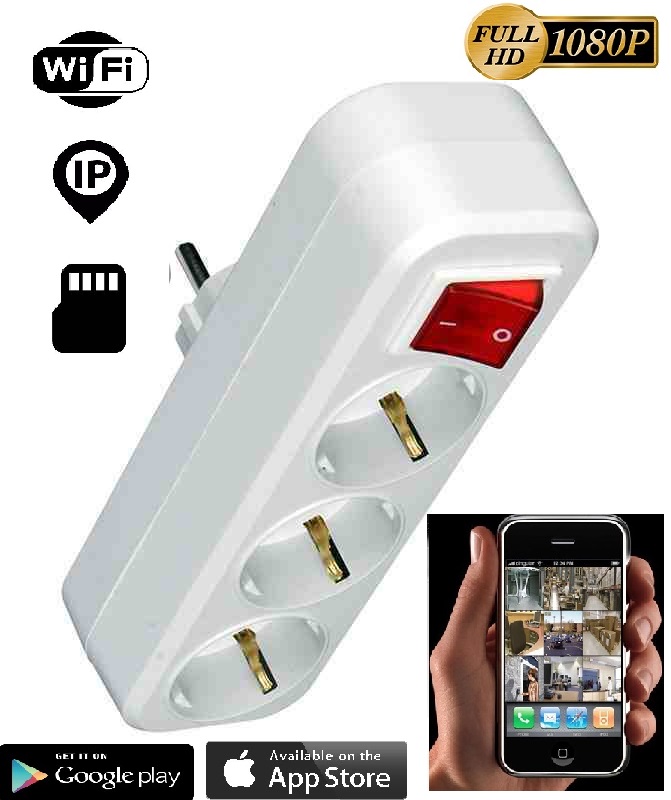 KABLOSUZ PİRİZ WİFİ GİZLİ KAMERA