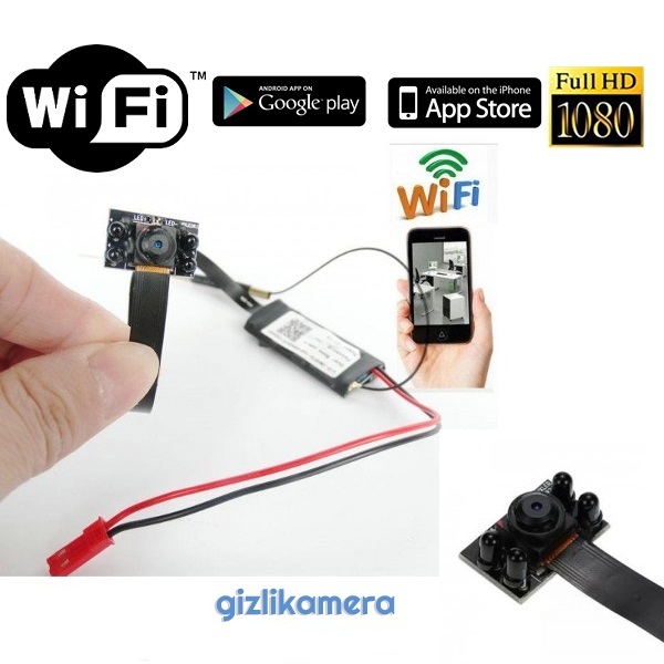 1080P HD Gece Görüşlü Wifi Gizli Modül Kamera